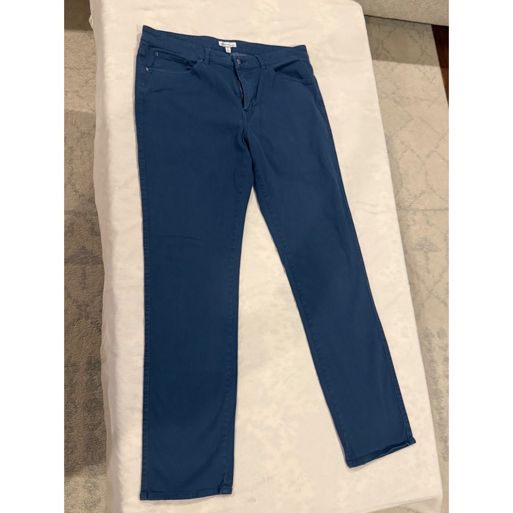 Peter Millar Mens Blue 5 Pocket Cotton Modal Pants MF18B39 Size 35